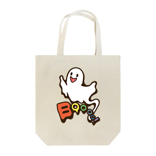 おばけちゃんばぁ!(Boo!ゴースト)カラフル Tote Bag