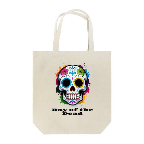 Day of the Dead スカル Tote Bag