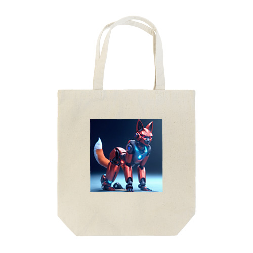 「永遠の忠誠：キツネロボットの物語」 ： "Eternal Loyalty: Story of the Kitsune Robot" Tote Bag