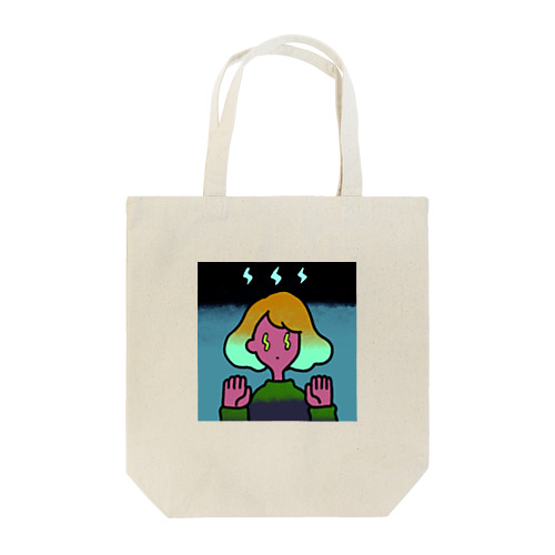 感電少女 Tote Bag