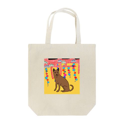 紅型シリーズ　琉球犬 Tote Bag