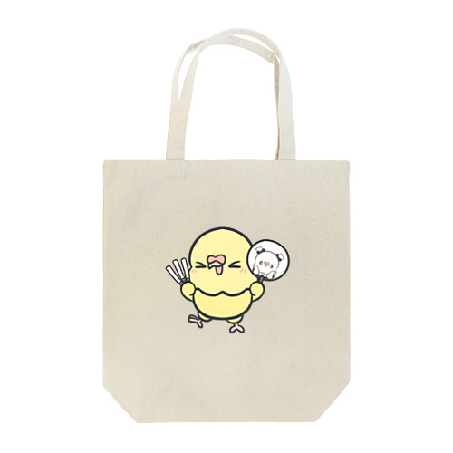 推し活インコちゃん(黒)🦜🖤 Tote Bag