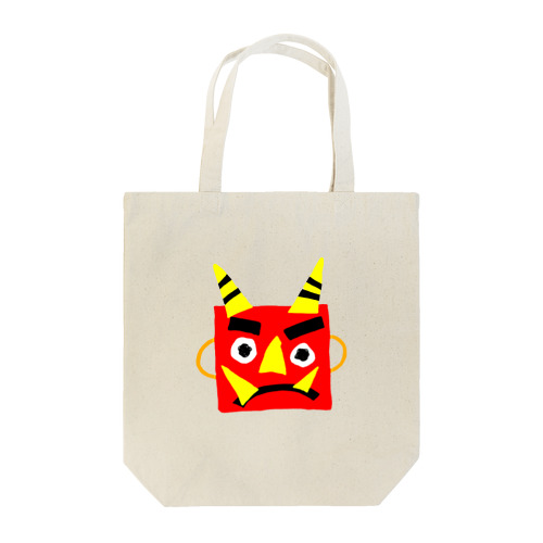 【節分】おにのおめん（赤鬼） Tote Bag