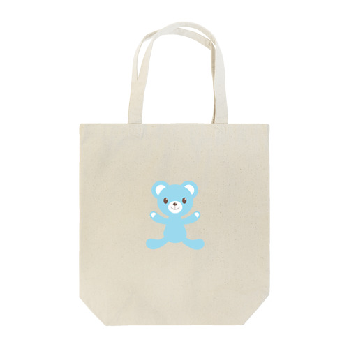 水色のくま Tote Bag