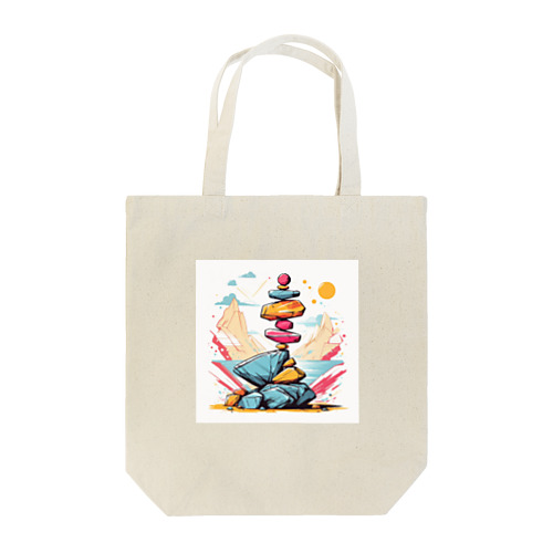 ロックバランシングアートグッズ Tote Bag