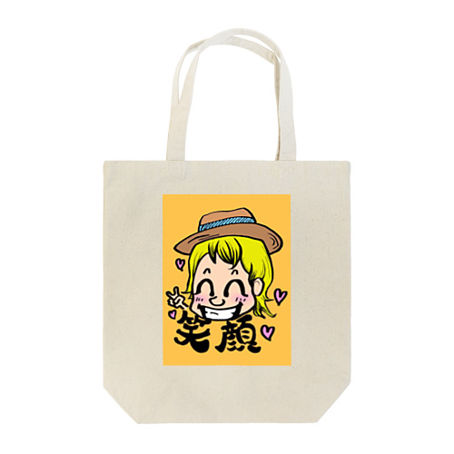 笑顔 Tote Bag