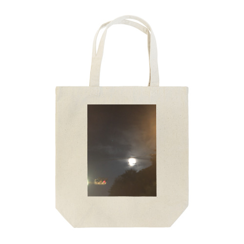 月光と信号機 Tote Bag