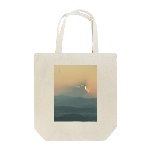 夕日がひょっこりはん Tote Bag