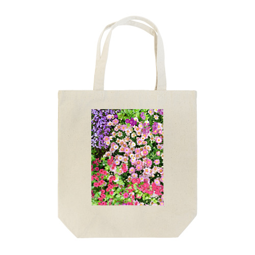 鮮やかな花々 Tote Bag
