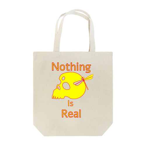 Nothing Is Real.（黄色） トートバッグ