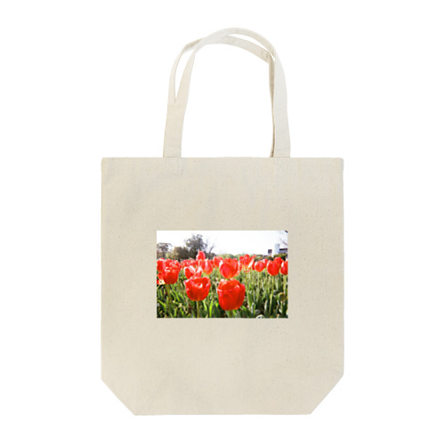 レトロ　チューリップ Tote Bag