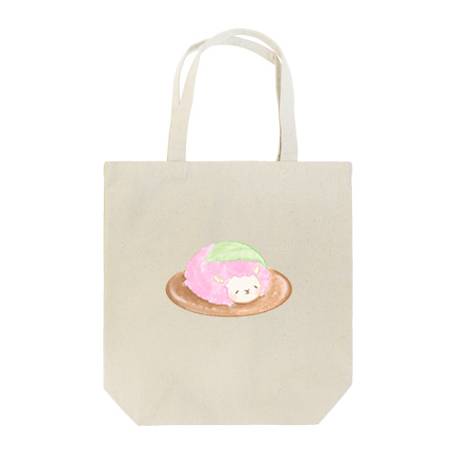 桜餅ひつじちゃん Tote Bag