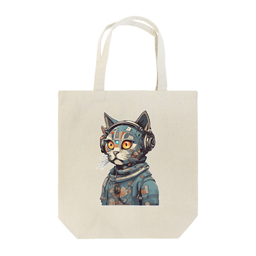 ロボネコ Tote Bag