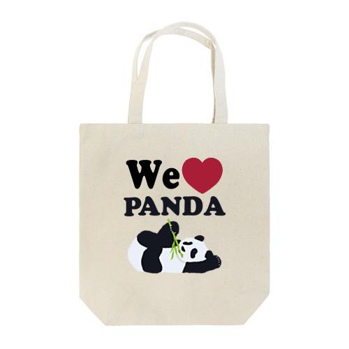 we love パンダ Tote Bag