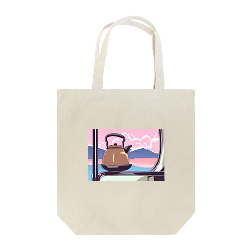 車窓とヤカン Tote Bag