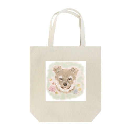 puppy,flower Tote Bag