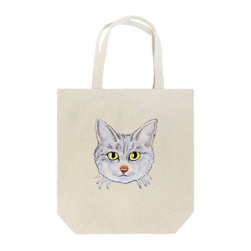 チョークアートのキジトラ猫😸 Tote Bag