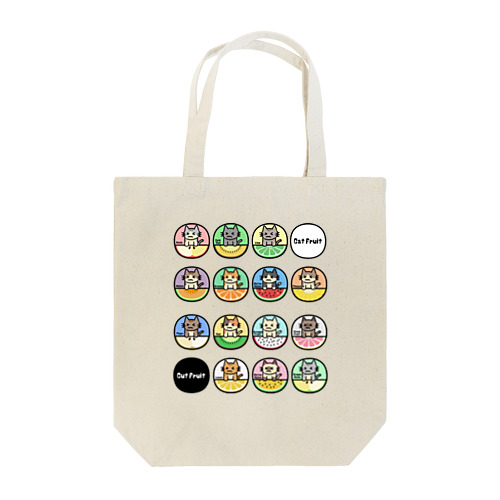 14Cats（フルーツ） Tote Bag