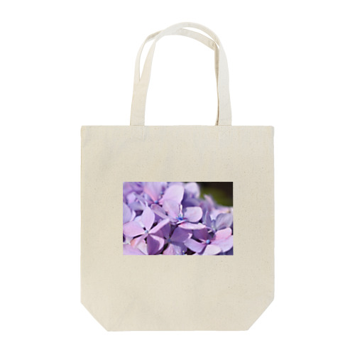 紫の紫陽花 トートバッグ