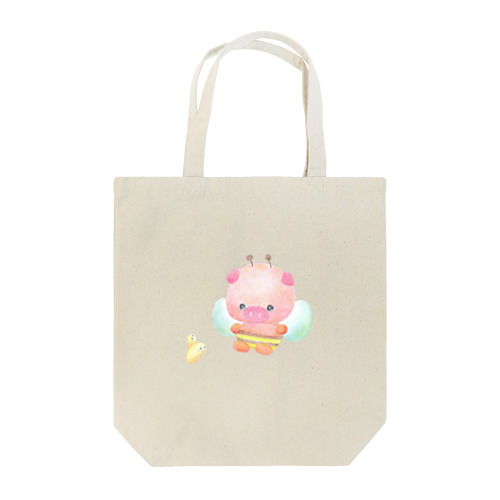 ミツバチぶたさんと蜂の子さん Tote Bag