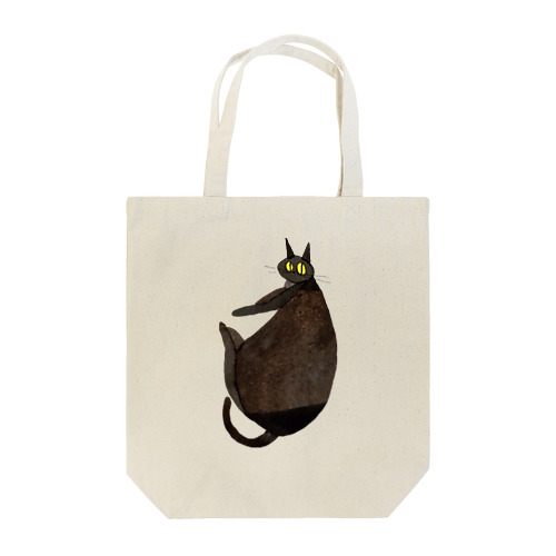 Black cat Tote Bag