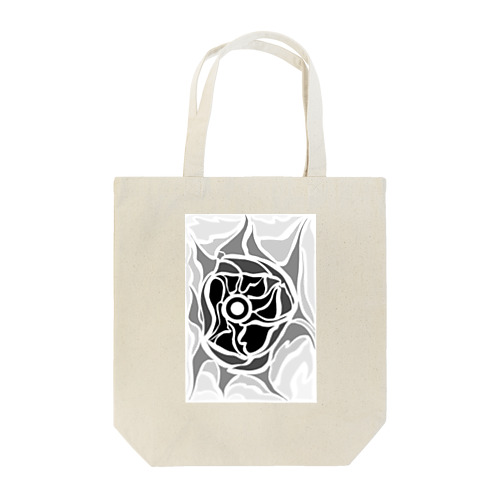 抽象画 #4 黒薔薇 Tote Bag