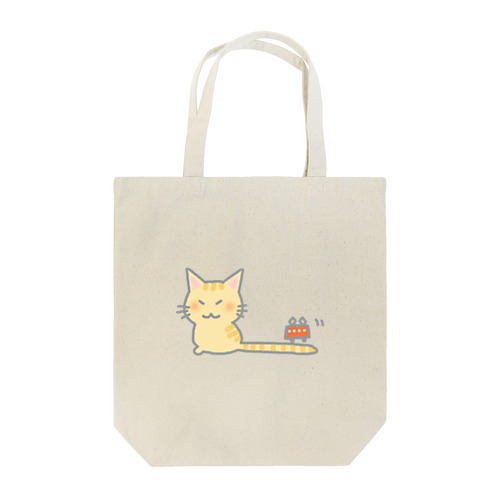 電車猫さん Tote Bag