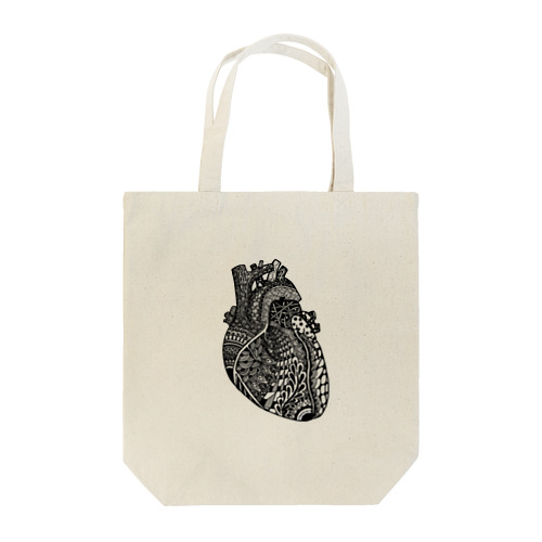 心臓アート Tote Bag