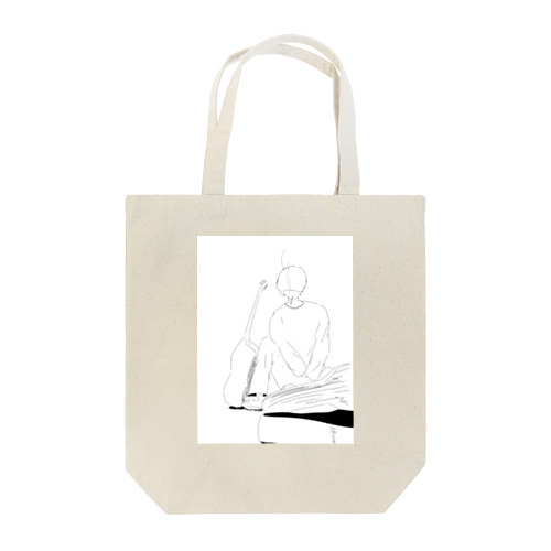 タバコとギター Tote Bag