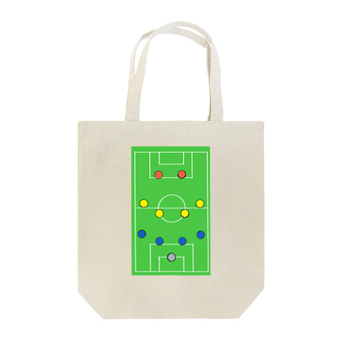 サッカーフォーメーション Tote Bag