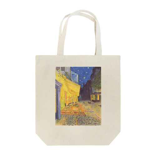 夜の猫カフェ（メラノ美術館） Tote Bag