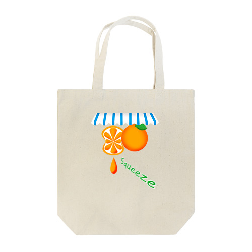 オレンジ　ぎゅぎゅぎゅっ Tote Bag