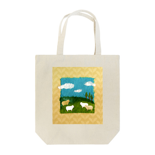 ひつじ牧場 Tote Bag