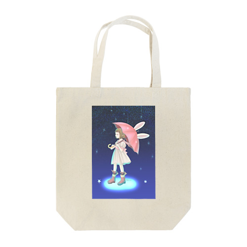 傘と少女 Tote Bag