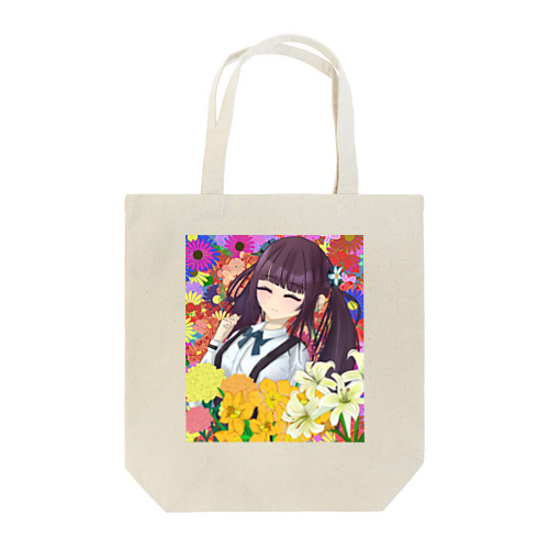 花の女の子 Tote Bag