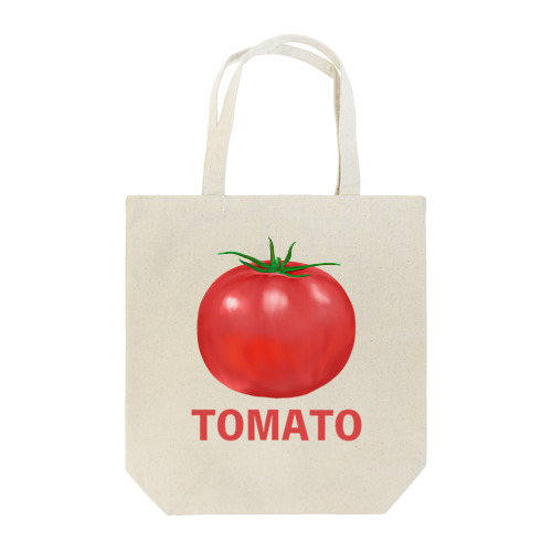 シンプルなトマトのイラスト トートバッグ