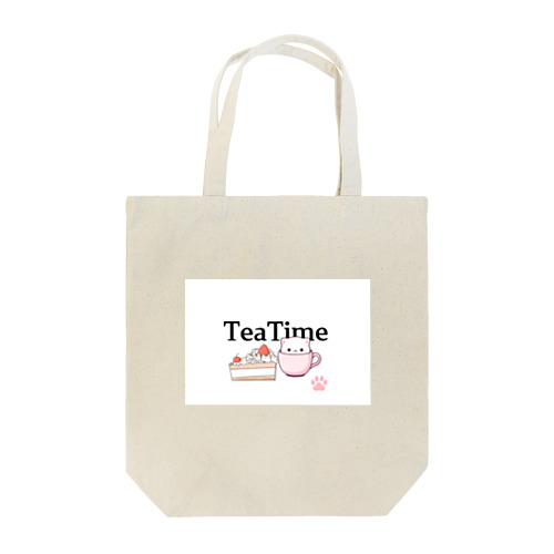 猫ちゃんのティータイム Tote Bag