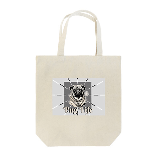 後光が差すパグ Tote Bag