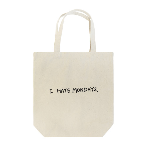 月曜日きらい Tote Bag