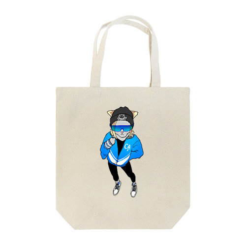 ナイキ風ストリートネコ Tote Bag