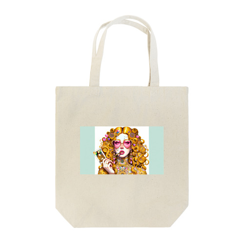 Gorgeous Gold Girl Tote Bag