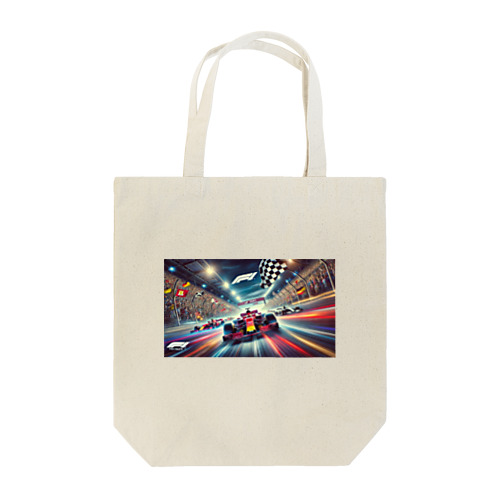 スピードと興奮の頂点：フォーミュラ1レースの魅力 Tote Bag