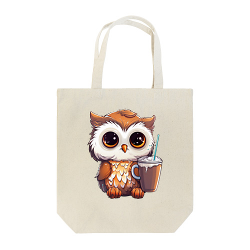 フクロウとコーヒー Tote Bag