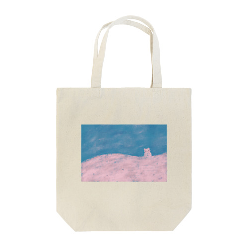 雪の日とわたくまくん Tote Bag