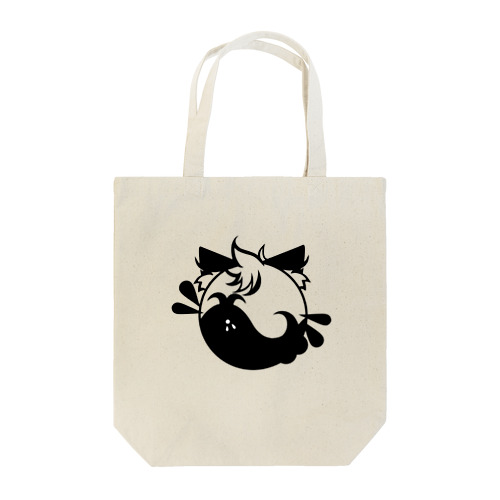 月海塩のクジラさんマーク黒 Tote Bag