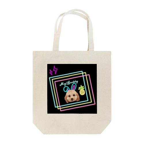 くまちゃんわんこネオン Tote Bag