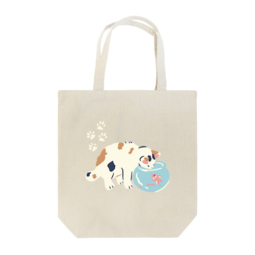 ねこと金魚 Tote Bag