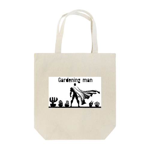 Gardening man トートバッグ