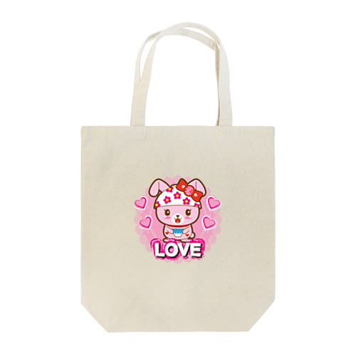 うさっちゃわんちゃん Tote Bag