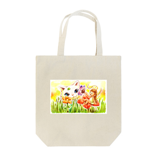 エイミーと猫のお父さん03 Tote Bag